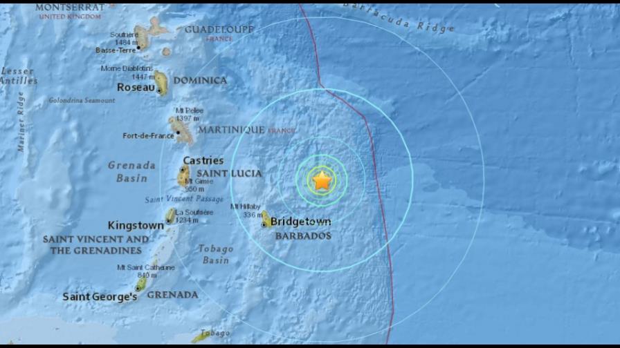 Dos sismos sacuden Barbados Dos sismos sacuden Barbados