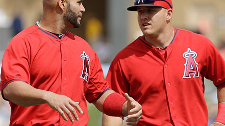 Albert Pujols y Mike Trout son el dúo dinámico de los Angelinos