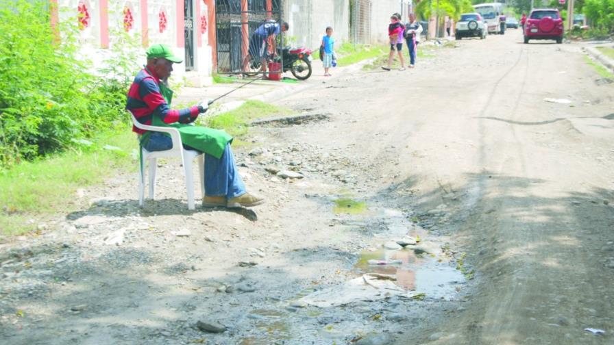 Un residencial completo de calles sin asfaltar