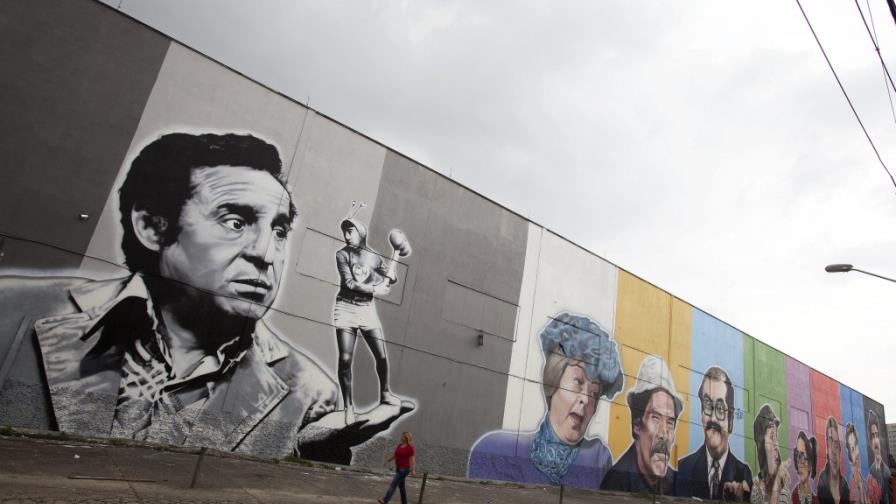 Sao Paulo dedica un mural a los personajes del humorista mexicano Chespirito Sao Paulo dedica un mural a los personajes del humorista mexicano Chespirito