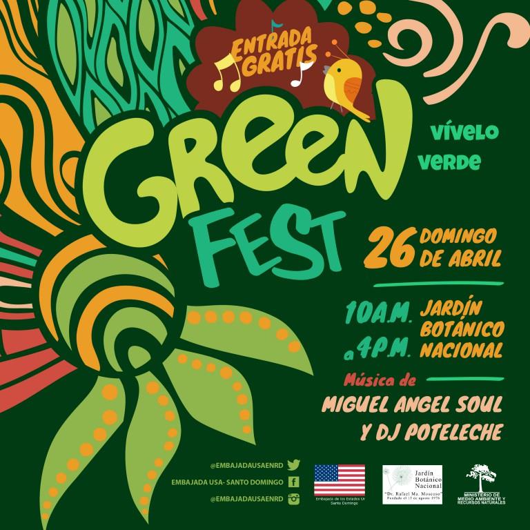 Embajada de los Estados Unidos realizará Festival Verde