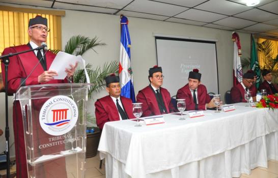 Presentan Tribunal Constitucional en Moca