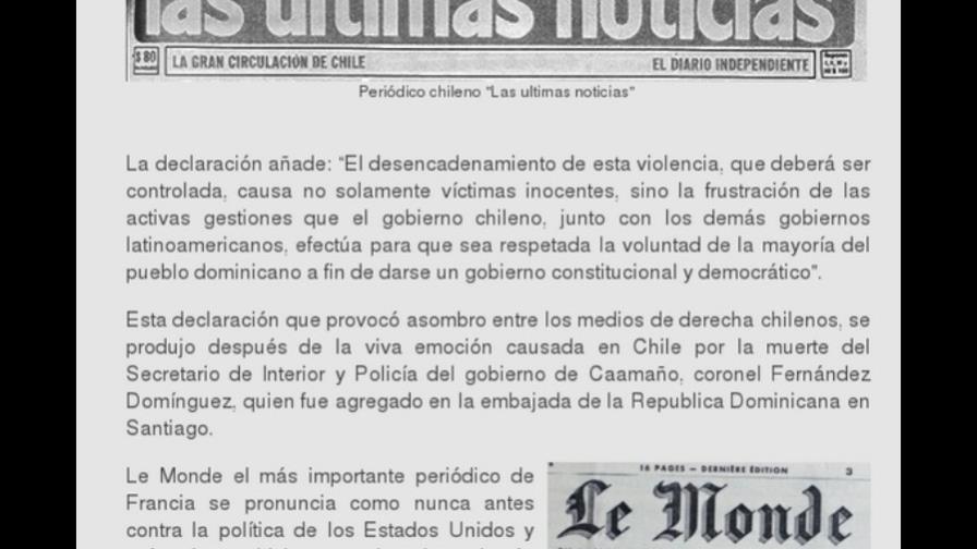 Países protestan por invasión norteamericana en República Dominicana