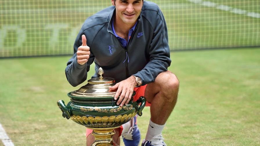 Roger Federer, campeón de Halle por octava vez