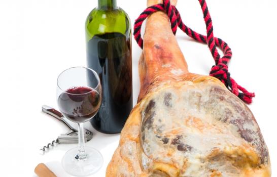 La dieta del jamón y vino tinto