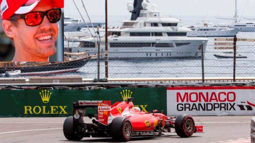 Sebastian Vettel, el más rápido en tercera práctica de Mónaco