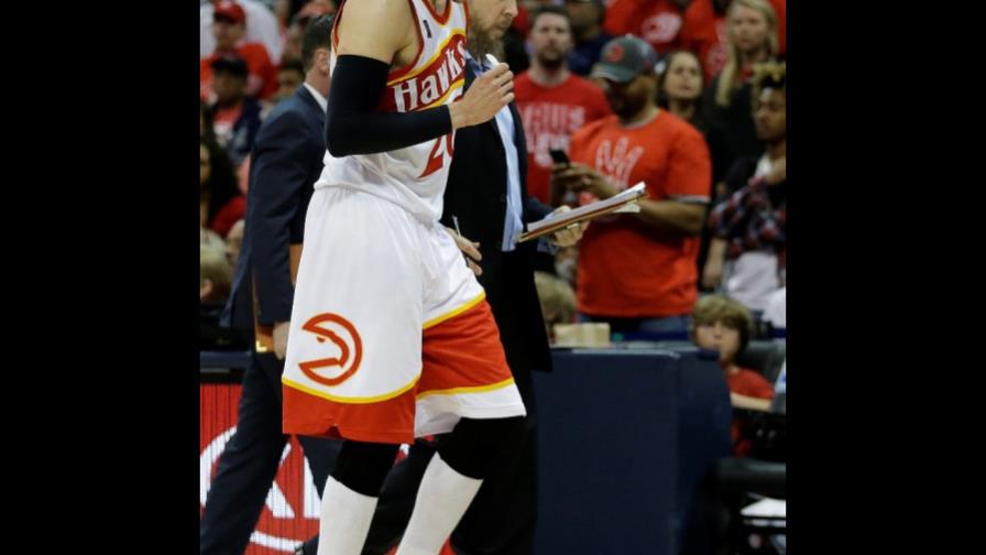 Kyle Korver, de los Hawks, se perderá el resto de los playoffs