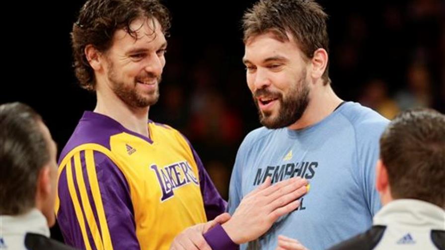 Los hermanos Pau y Marc Gasol serán titulares en el Juego de Estrellas de la NBA