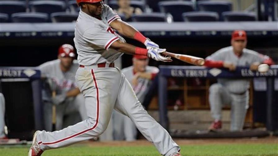 Franco amplía su racha de bateo, Filis ganan a Yanquis 11-6