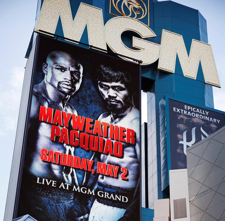 Las Vegas espera enormes ganancias por Mayweather-Pacquiao