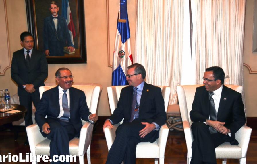 Cancilleres la República Dominicana y Costa Rica visitaron al Presidente
