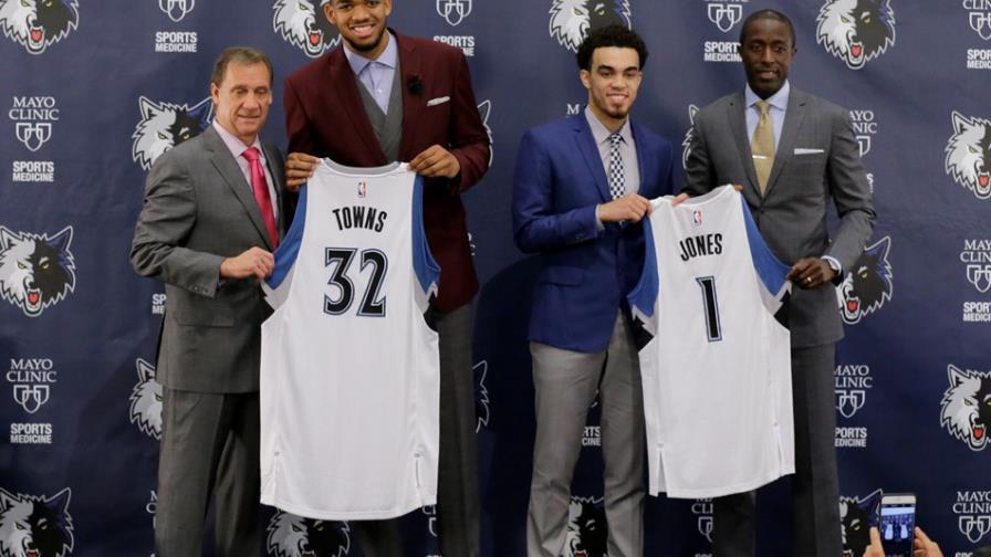 Con el dominicanoTowns y Tyus, Timberwolves tienen un rostro remozado