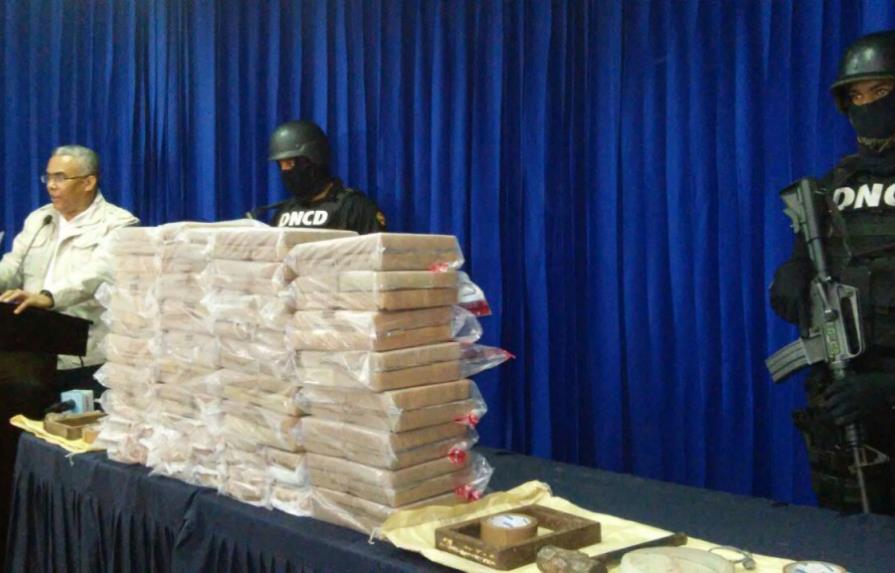 DNCD decomisa 132 kilos de droga en Azua; hay un detenido