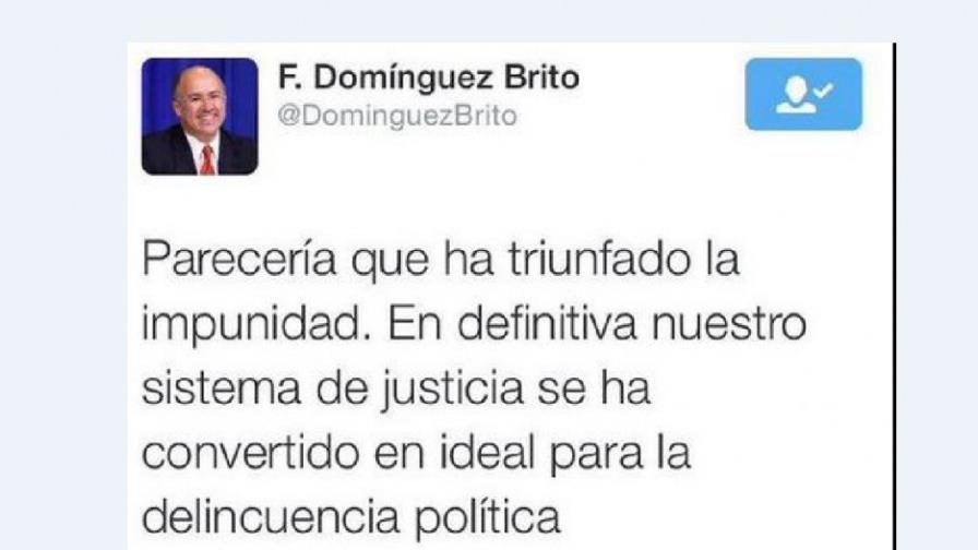 Domínguez Brito se pronunciará sobre fallo del caso Félix Bautista Domínguez Brito se pronunciará sobre fallo del caso Félix Bautista