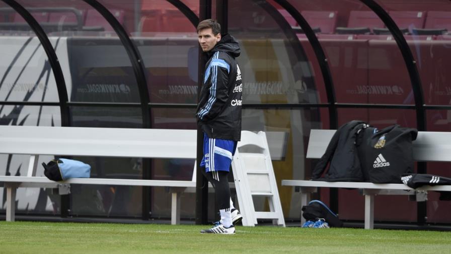 Messi en duda para amistoso vs El Salvador