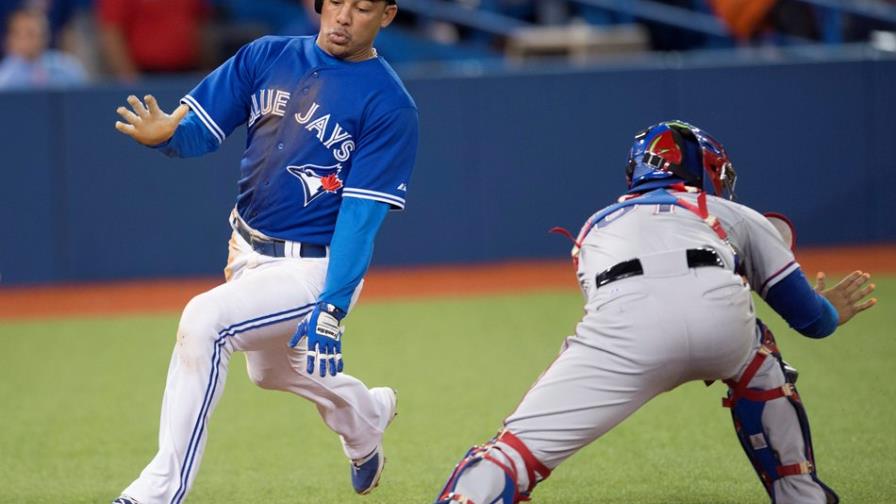 Azulejos de Toronto vencen 3-2 a Rangers de Texas