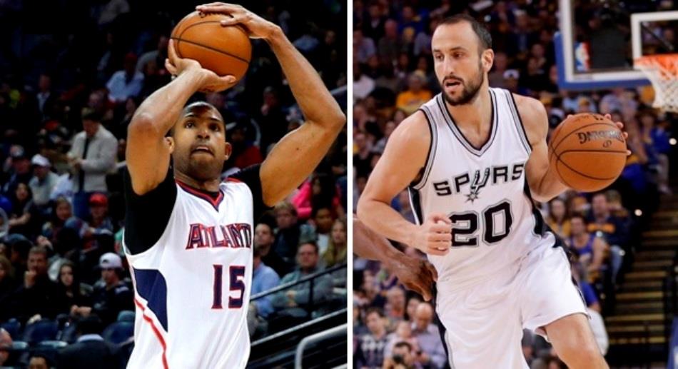 Al Horford y Manu Ginóbili destacan entre los latinoamericanos en la jornada del viernes en la NBA