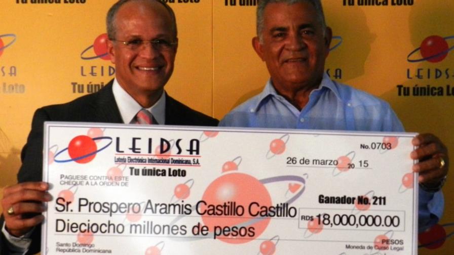 Administrador de finca gana la loto Leidsa