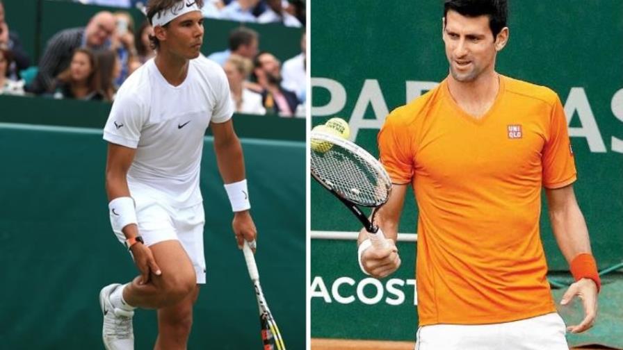Rafael Nadal y Novak Djokovic buscan matar sus penas en Wimbledon