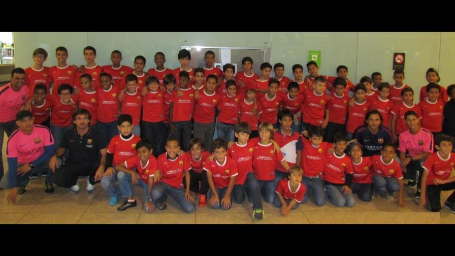 FCBEscola Santo Domingo y del Caribbean Fútbol en Barcelona para torneos internacionales
