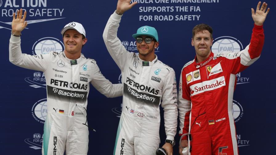 El piloto de Ferrari Sebastian Vettel gana el GP de Malasia