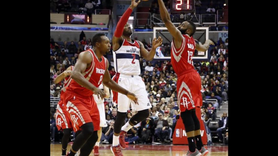 Harden anota 24, Rockets vencen a Wizards Harden anota 24, Rockets vencen a Wizards