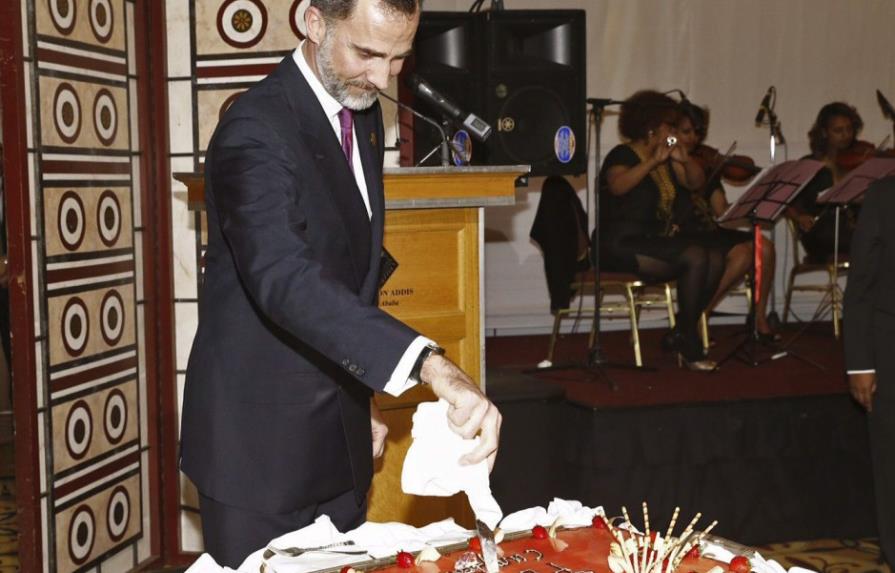 Una tarta etíope para el cumpleaños de Felipe VI