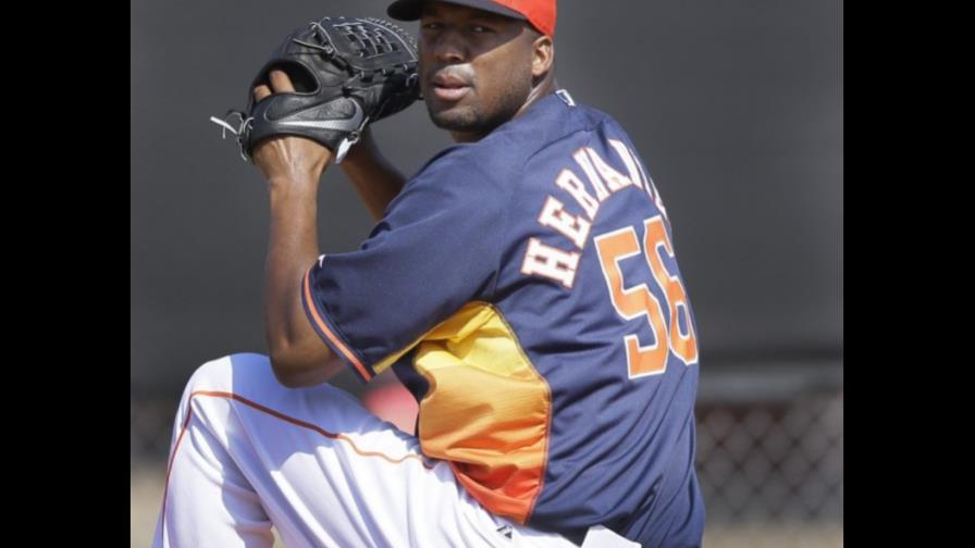 Roberto Hernández, cerca de ganar el quinto puesto con los Astros