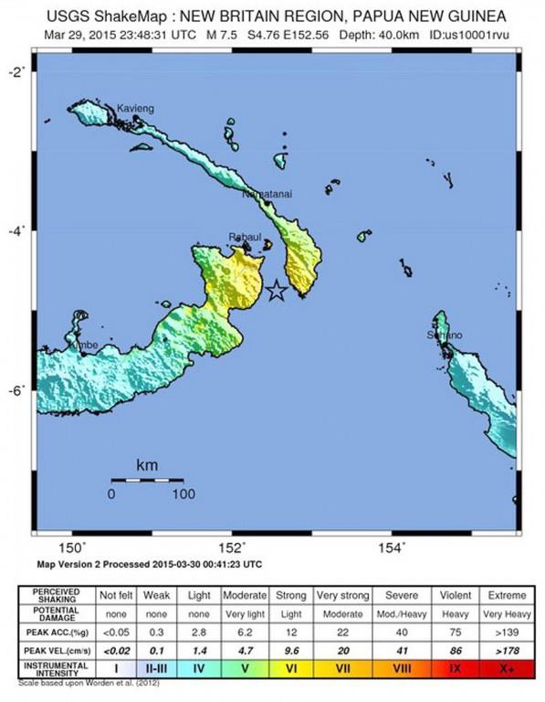 Posibles olas peligrosas tras terremoto de 7,7 grados en Papúa Nueva Guinea