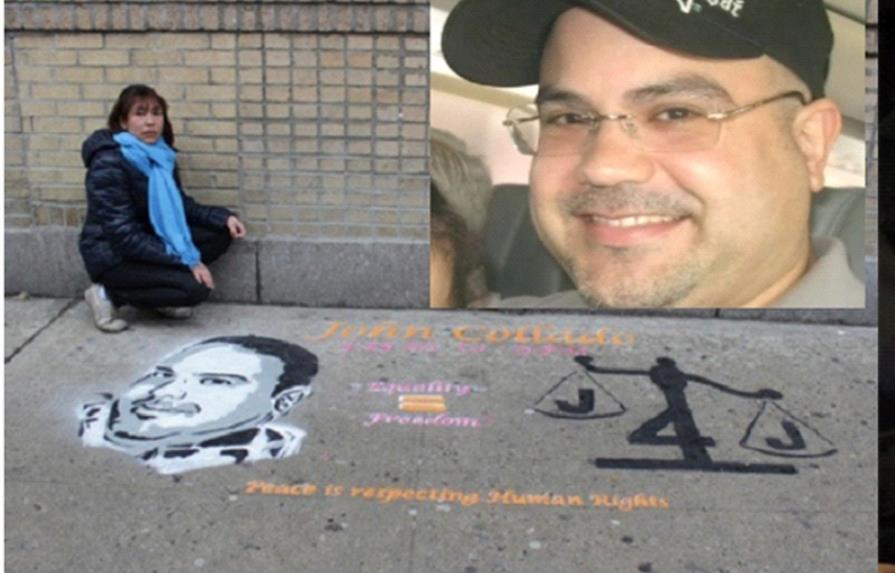 Recuerdan dominicano asesinado por policía con mural en el Alto Manhattan
