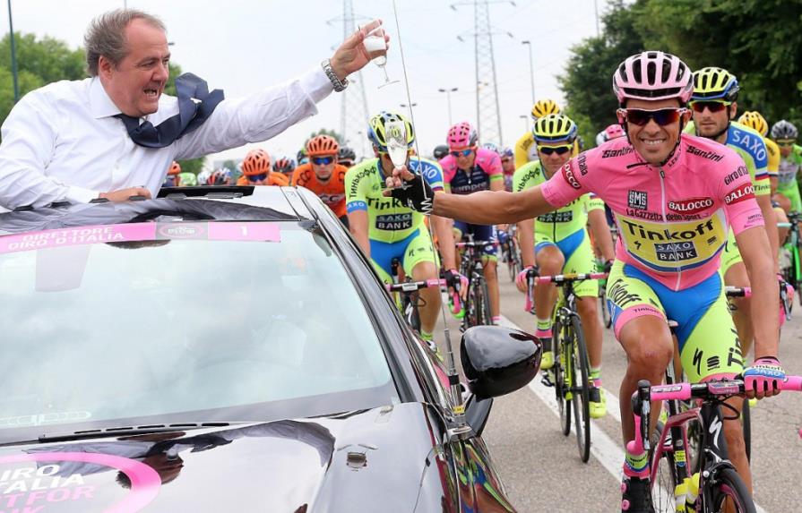 Ciclista español Alberto Contador gana el Giro de Italia