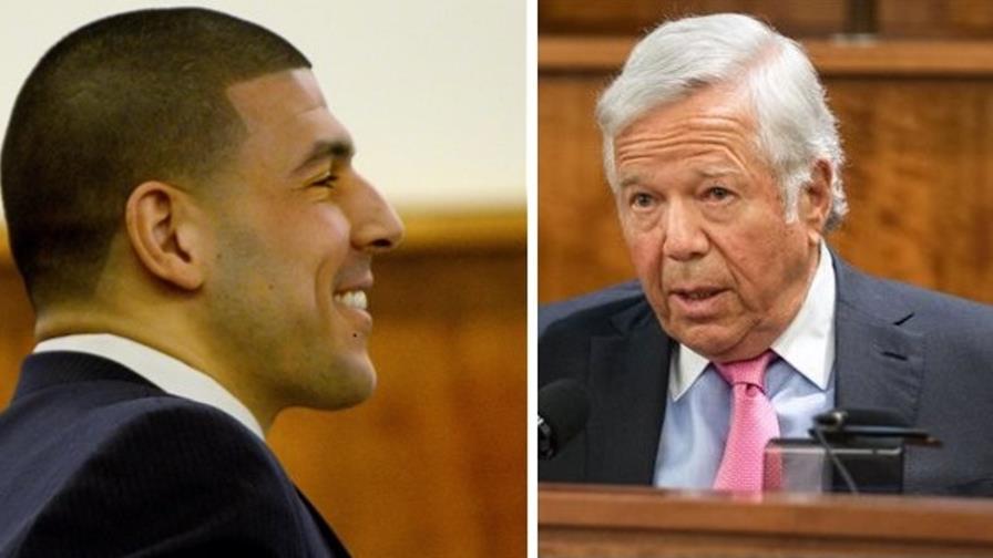 Aaron Hernández dijo a dueño de Patriots que era inocente